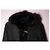 Increíble Abrigo Duffle de Shearling Gucci Negro - vista 4