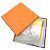 Hermès Bufanda de seda Della Cavalleria de doble cara Hermes Carre 90 Azul Multicolor Naranja Amarillo - vista 3