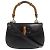 Borsa in pelle nera Gucci Bamboo Nero