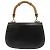 Borsa in pelle nera Gucci Bamboo Nero - vista 3