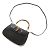 Borsa in pelle nera Gucci Bamboo Nero - vista 7