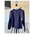 Marineblauer Pullover mit Sandro-Kragen - Ansicht 2
