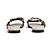 Sandali Fendi Perle FR38 Pelle Nera Sandali piatti con Perle Eleganti UK5 US7.5 Nuovi Nero - vista 3