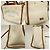 Borsa Varenne Tote di Jimmy Choo Marrone Crudo - vista 6