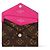 Louis Vuitton Porta tarjetas Kirigami LV Rosa - vista 2
