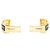 Orecchini a clip Hermès Boucles Clips Email Imprime Blu grigio D'oro - vista 4