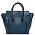 Borsa Céline Mini Phantom Luggage in pelle blu Blu scuro - vista 3