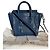 Borsa Céline Mini Phantom Luggage in pelle blu Blu scuro - vista 5