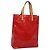 LOUIS VUITTON Monogram Vernis Reade MM Hand Bag Red Rouge M91086 LV Auth 122621
