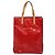 LOUIS VUITTON Monogram Vernis Reade MM Hand Bag Red Rouge M91086 LV Auth 122621 - view 2