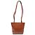 Borsa a spalla SAINT LAURENT in pelle marrone dorato Auth am8218 D'oro - vista 2