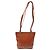 Borsa a spalla SAINT LAURENT in pelle marrone dorato Auth am8218 D'oro - vista 3