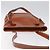 Borsa a spalla SAINT LAURENT in pelle marrone dorato Auth am8218 D'oro - vista 6
