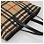 Burberry Nova Check Blue Label Tote Bag aus Wolle Beige Silber Authentisch 121808 - Ansicht 6
