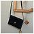 Borsa a spalla Christian Dior in pelle nera e oro Auth BA1601 Nero D'oro - vista 22