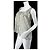 Chanel top semi-trasparente in pizzo bianco e nero Bianco sporco Silver hardware - vista 7