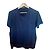 T-shirt Prada Blu Navy in Cotone con Logo