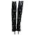 Stivali Monogram in Satin Nero con Strass Philipp Plein - vista 5