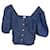 Camicia a maniche puff SANDRO Blu - vista 3