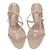 Giorgio Armani Tacchi beige con strass Marrone - vista 6