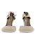 Autre Marque Sandali con cinturini in pelle GIA STUDIOS Camel Cammello - vista 4