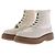 Stivaletti Hogan in pelle con lacci kaki Cachi