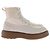 Stivaletti Hogan in pelle con lacci kaki Cachi - vista 2