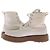 Stivaletti Hogan in pelle con lacci kaki Cachi - vista 8