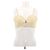 Brassière en lin jaune Jil Sander