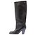 Botas de cuero negras Tommy Hilfiger Talla 38 Negro - vista 3