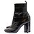 Louis Vuitton Botines de tacón negros - vista 3