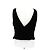 Top corto in velluto nero Giorgio Armani - vista 2