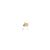 Chloé X initial gold plated metal ring - view 4