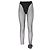 Thierry Mugler Schwarze transparente Strumpfhose