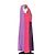 Alberta Ferretti Bicolor Kurzes Kleid mit Strass Pink - Ansicht 3