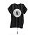 Camiseta a rayas Balmain negra de algodón Negro