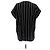 Camiseta a rayas Balmain negra de algodón Negro - vista 2