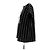 Camiseta a rayas Balmain negra de algodón Negro - vista 4