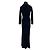 Off White Schwarzes Langarmkleid mit Stehkragen - Ansicht 2