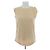 Balmain Tanktop aus Baumwolle Camel Größe 38 Kamel