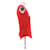 Balmain Canotta rossa Rosso - vista 3