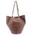 Autre Marque Borsa Secchiello in pelle "Tana" Marrone