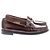 Autre Marque Mocasines de cuero "Lincoln Penny" Burdeos - vista 2