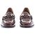 Autre Marque Mocasines de cuero "Lincoln Penny" Burdeos - vista 4