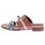 Kelly Hermès Sandali piatti in pelle "Avenue" Marrone - vista 3