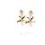 Autre Marque Orecchini a clip "Mermaid Clip" D'oro