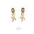 Autre Marque Orecchini a clip "Mermaid Clip" D'oro - vista 2