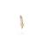 Autre Marque Orecchini a clip "Mermaid Clip" D'oro - vista 3