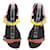 Hermès Sandali colorblock "Hapi" Nero  - vista 6