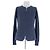 Loro Piana Gesteppte Zip-Jacke Marineblau Größe 38